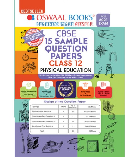 Oswaal CBSE Sample Question Papers Class 12 Physical Education | Latest Edition Oswaal CBSE Class 12 - SchoolChamp.net